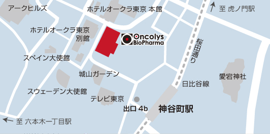 Access Map - Oncolys BioPharma Inc.