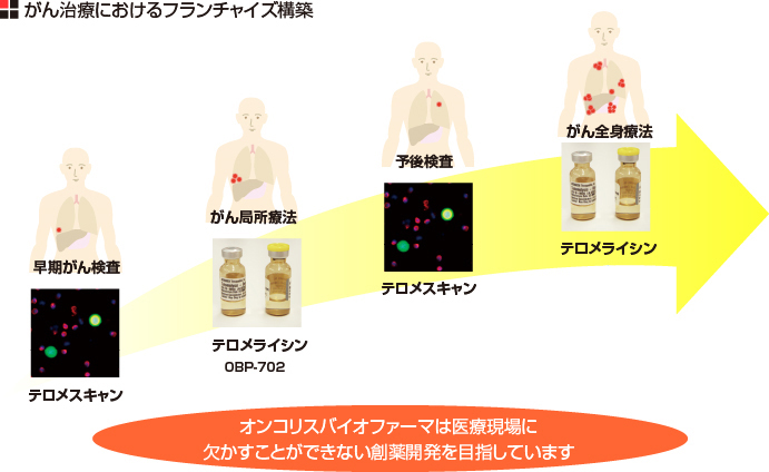 がん治療と希少疾病領域におけるフランチャイズ領域